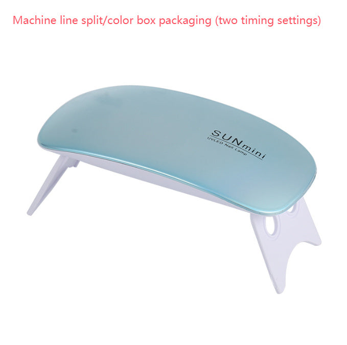 Mini Nail Polish Glue Baking Lamp Light Therapy Machine