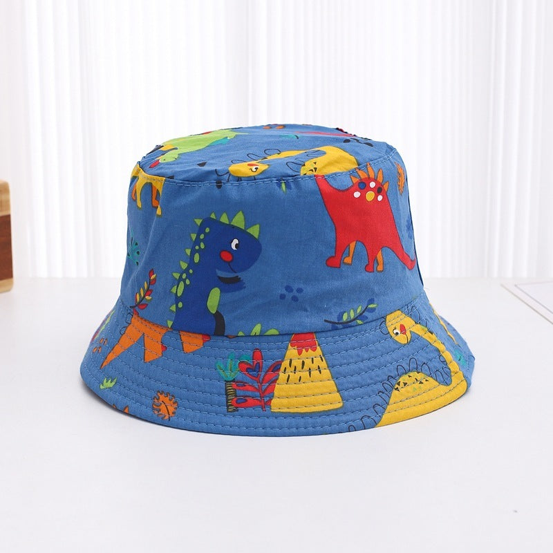 Children's Thin Cute Printed Sunscreen Sun Hat