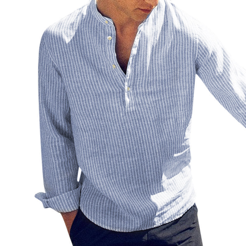 Hot sale striped men's shirt