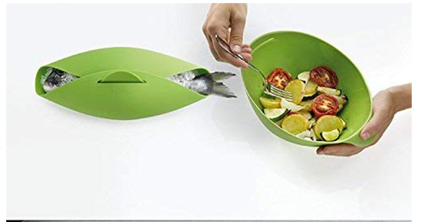 food grade silicone steaming bowl folding bowl baking and stirring function