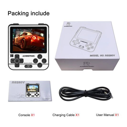 RG280V Handheld Game Console Special Package 128G Game Card