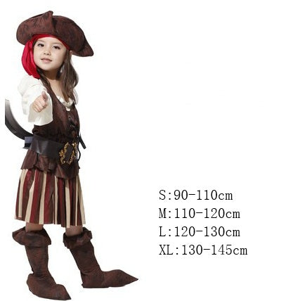 Halloween children's pirate costume