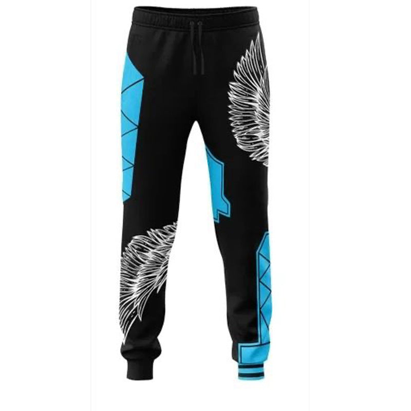 3D Digital Printing Men's Casual Viking Trousers