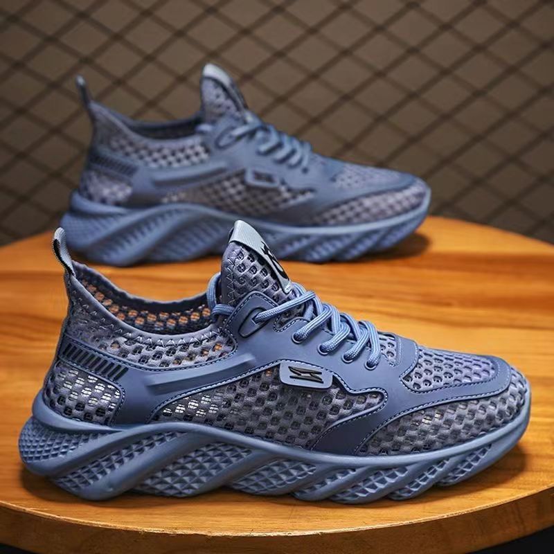 Mesh Surface Hollowed Breathable Waterproof Men's Hole Shoes