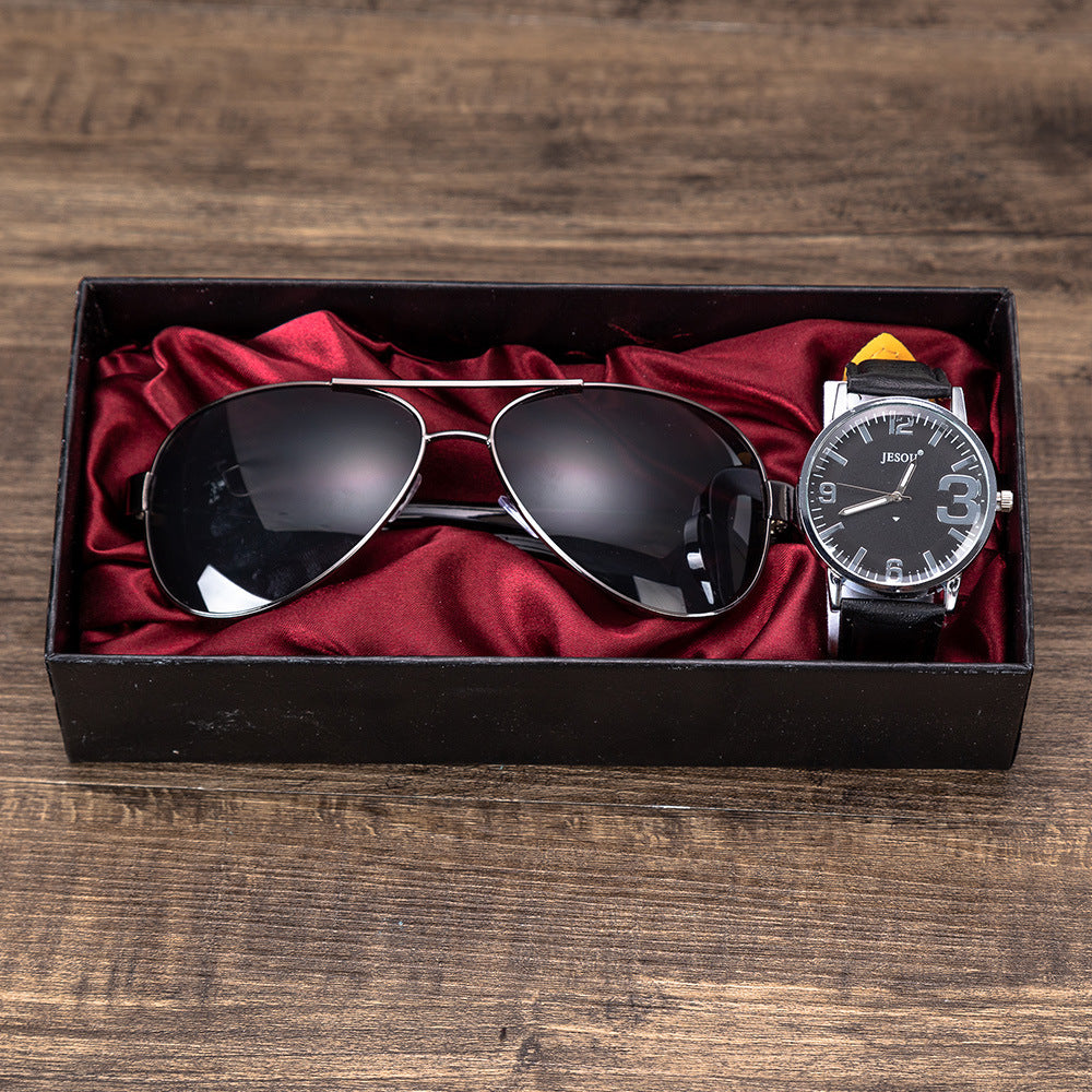 Watch Sunglasses Creative Combination Set