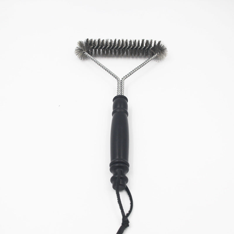 12 inch stainless steel curl cleaning brush BBQ grill brush BBQ professional cleaning wire brush