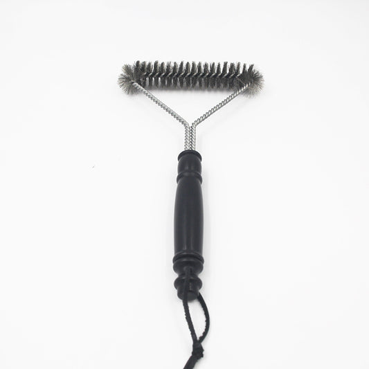 12 inch stainless steel curl cleaning brush BBQ grill brush BBQ professional cleaning wire brush