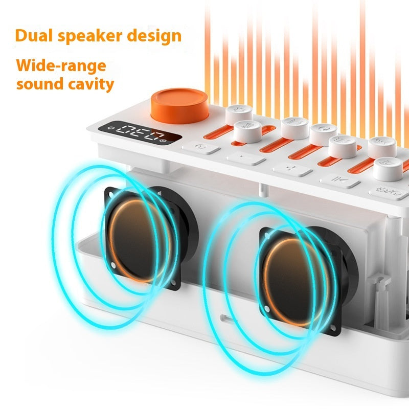 DIY White Noise Bluetooth Stereo Light RGB Seven-color Atmosphere Night Light