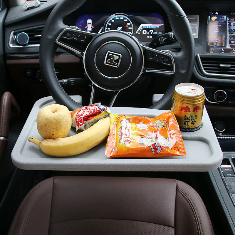 Steering wheel card table