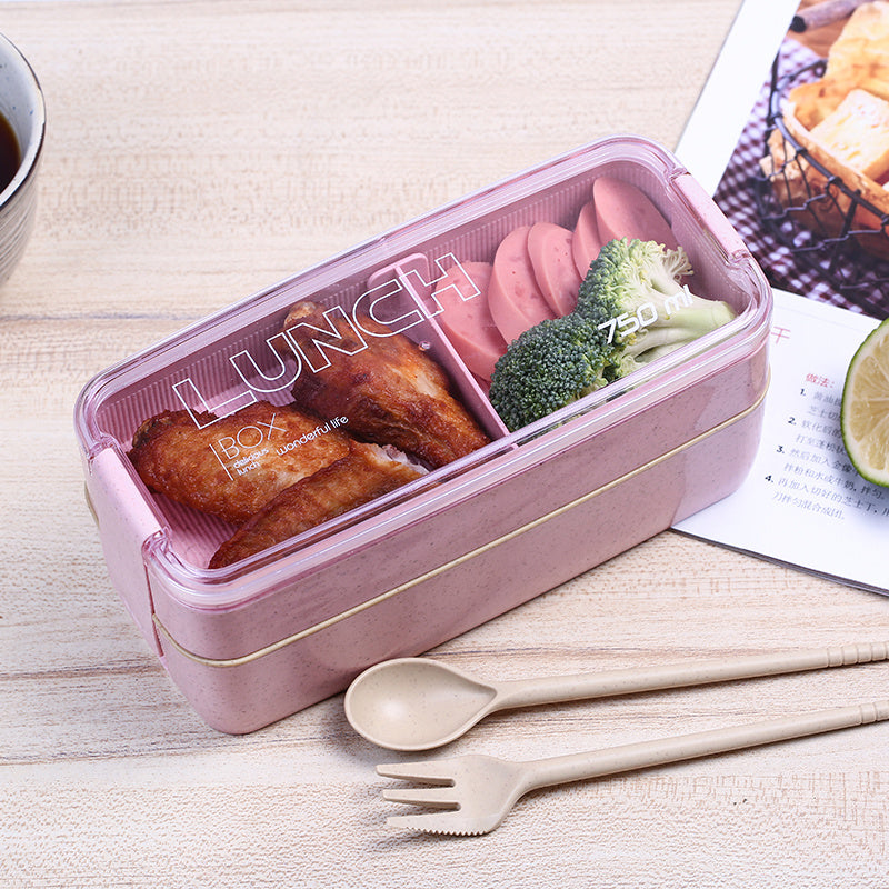 Healthy MaterialLayer Lunch Box Wheat Straw Bento