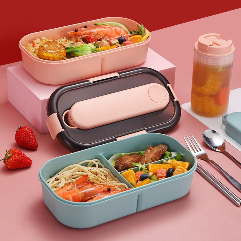 Cutlery Lunch Box Set Lunch Box Can Be Microwave Heated