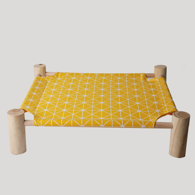 Removable And Washable Solid Wood Pet Dog Bed