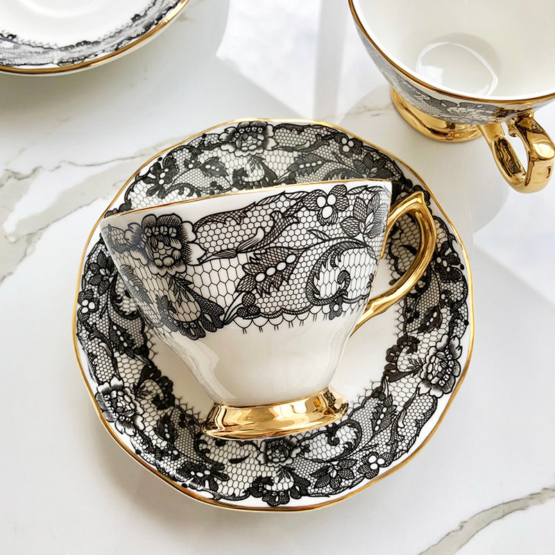 England Luxury Lace Tea Cups