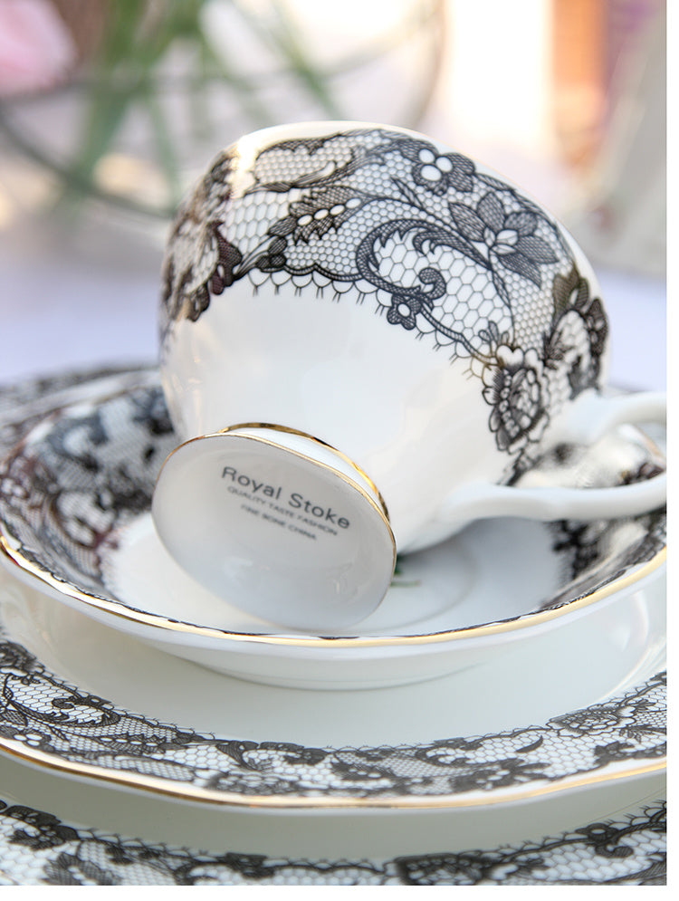 England Luxury Lace Tea Cups