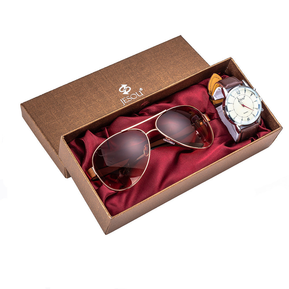 Watch Sunglasses Creative Combination Set