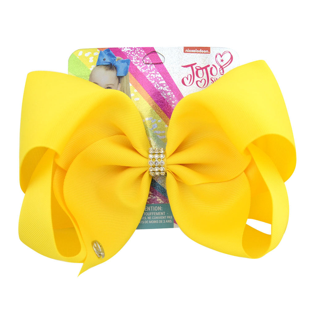 Childrens Hair Accessories Jojo Bow And Curled Flower Hairpin Baby Hairpin