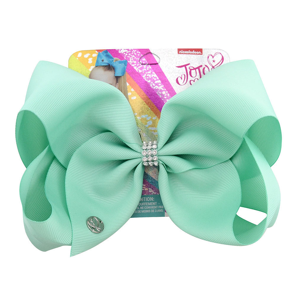 Childrens Hair Accessories Jojo Bow And Curled Flower Hairpin Baby Hairpin