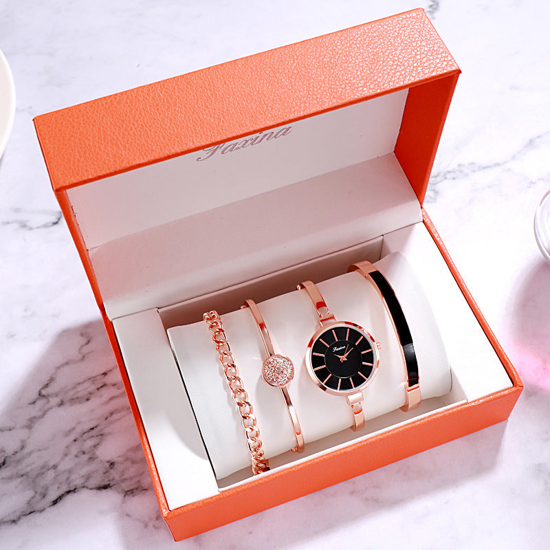 Gift Set Waterproof Quartz Watch Women's Watch