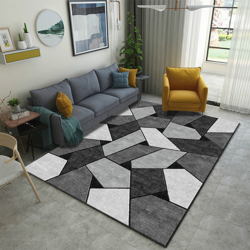 Carpet Light Luxury Abstract Gradient Simple Bedroom Carpet