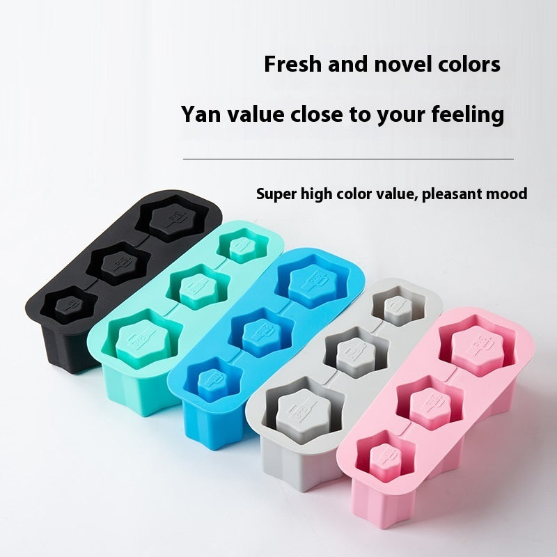 Silicone Easily Removable Mold Ice-making Polygon Ice Tray