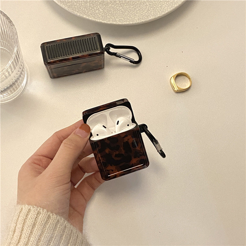 New Crystal amber for airpod 1 2 case IMD Soft Bluetooth earphone protection cover for apple airpod pro fundas keychain capa