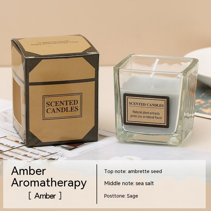 Smoke-free Glass Aromatherapy Candle