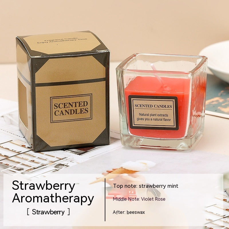 Smoke-free Glass Aromatherapy Candle