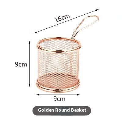 304 Stainless Steel Chips Basket Mini Frying Basket