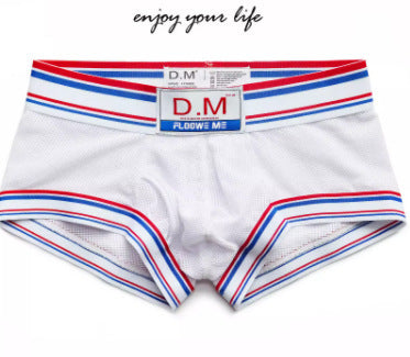 DM Men's Quick-drying Striped Boxers