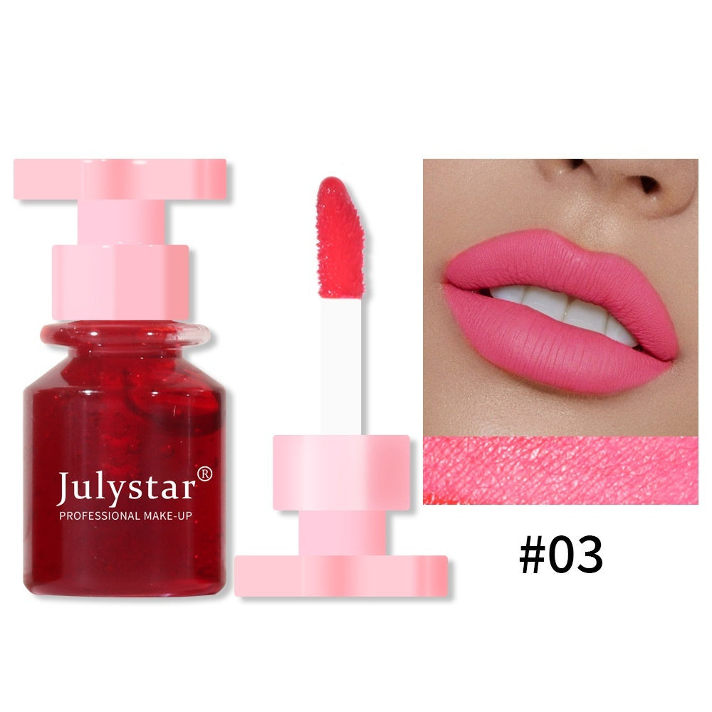 6 Colors Moisturizing Lip Lacquer Long Lasting And Does Not Fade Lip Stain