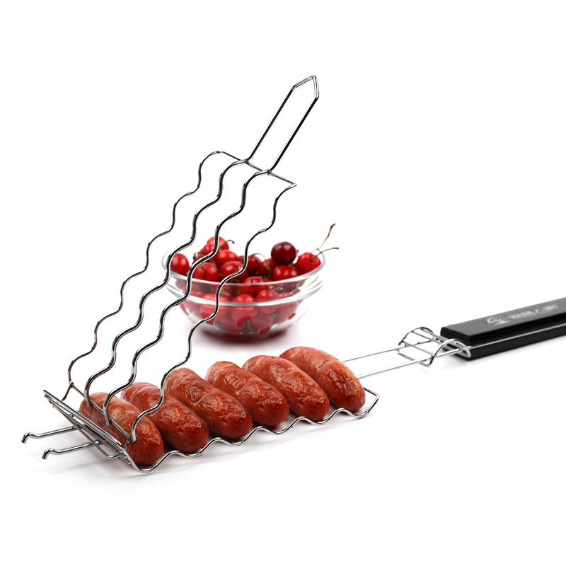 Outdoor BBQ Grill Barbecue Clip Barbecue Basket