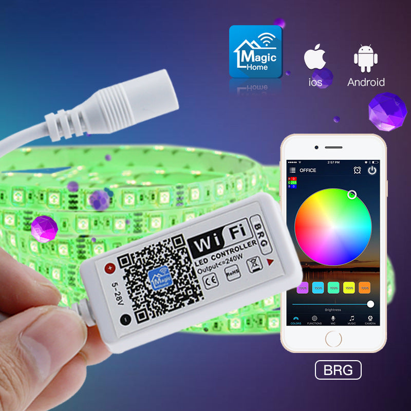 Remote control intelligent lighting led lamp controller