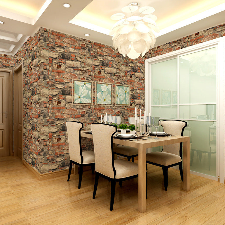 Waterproof self-adhesive wallpaper