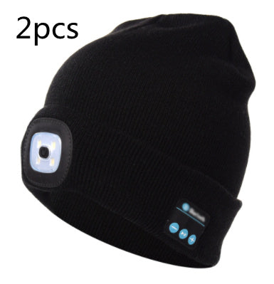 Bluetooth LED Hat Wireless Smart Headset Headphone