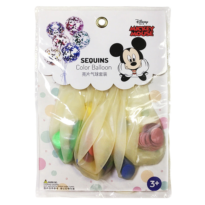 Children's Balloon Holiday Party Supplies 6 Packs In Round Shape