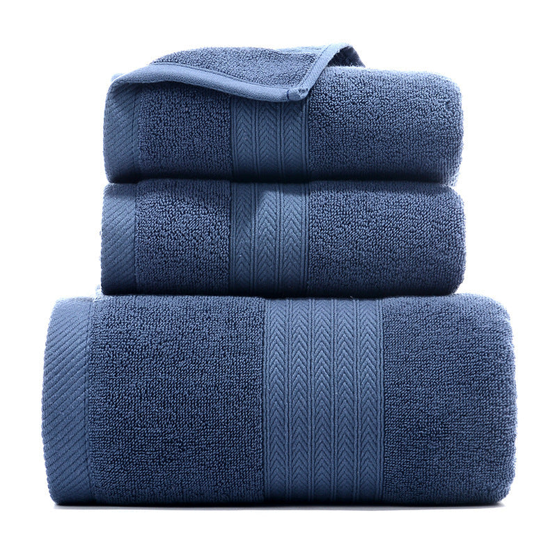 Pure Cotton Towels Three-piece With Hand Bath Towel Class