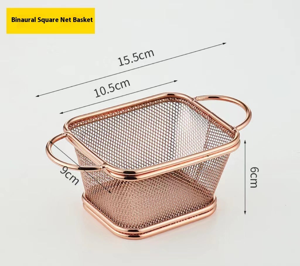 304 Stainless Steel Chips Basket Mini Frying Basket