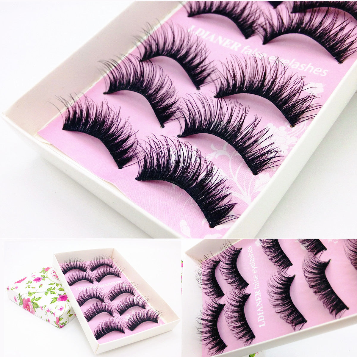 Thick false eyelashes