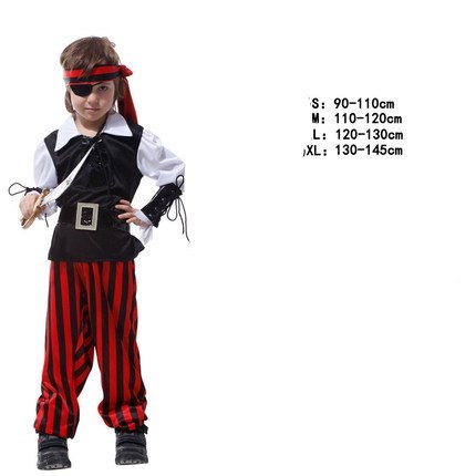 Halloween children's pirate costume