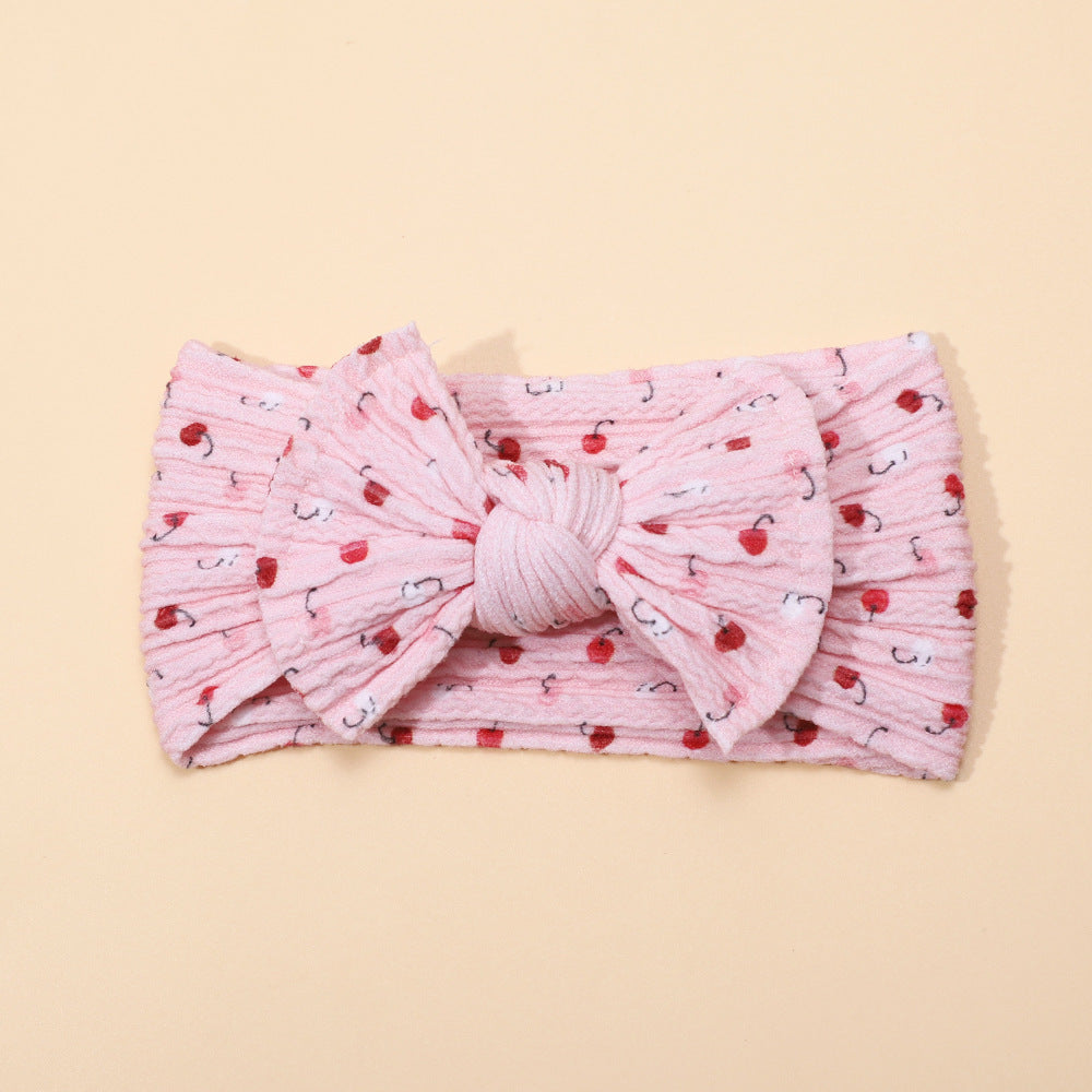 Children's Hair Accessories Baby Digital Printing Bow