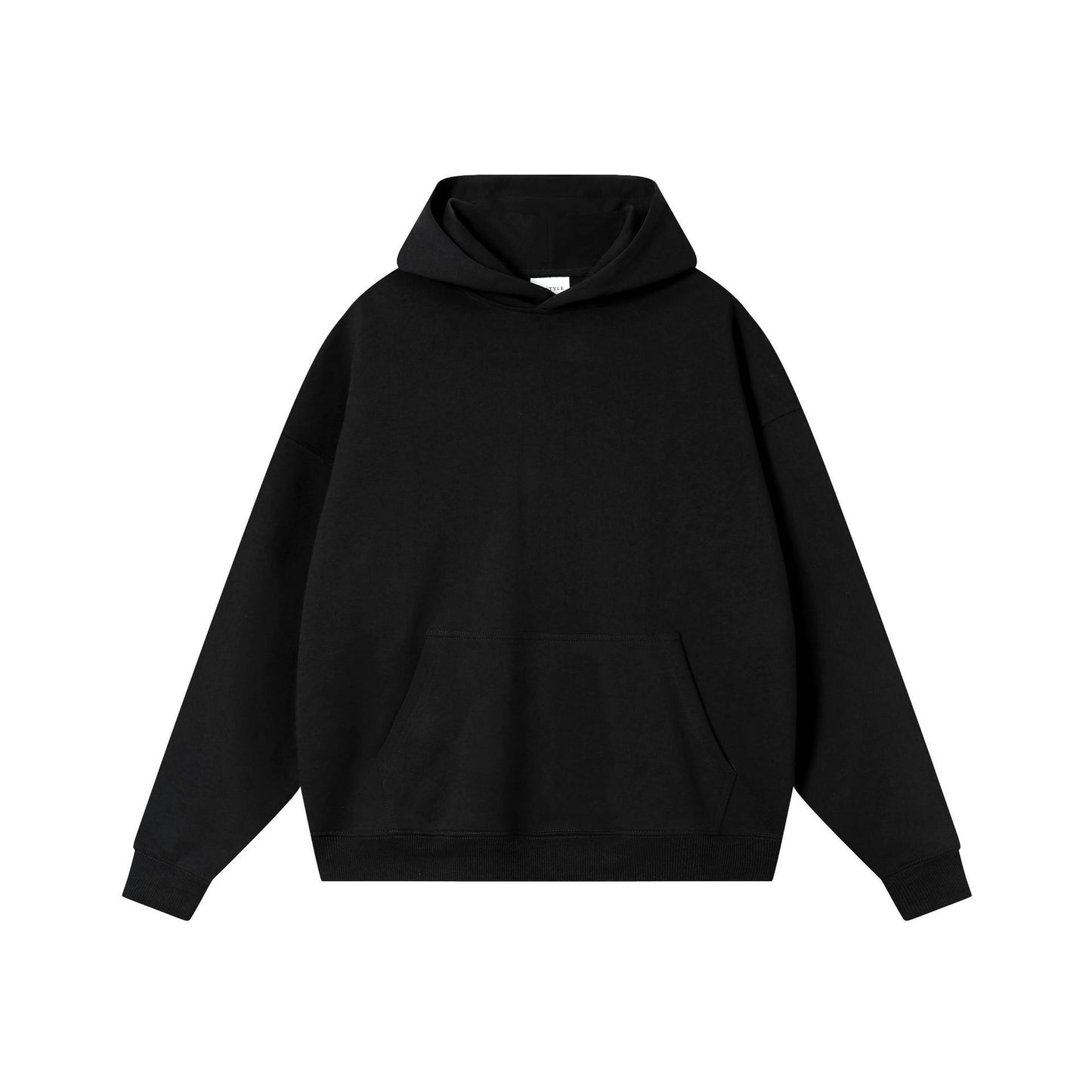 Drop Shoulder Hooded Pullover Men's Autumn And Winter Hoodie