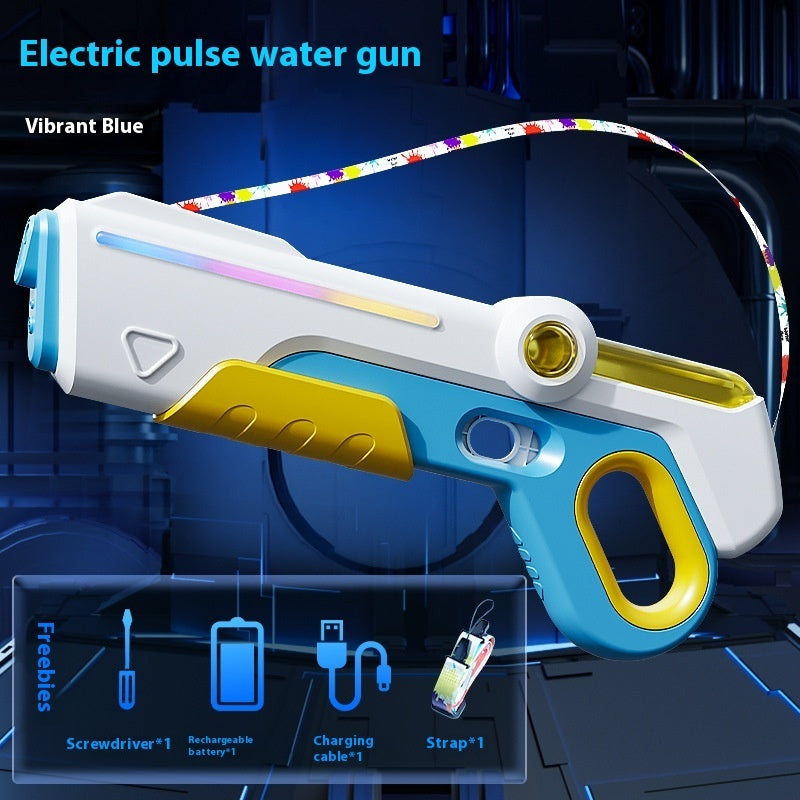 Large Capacity Self-priming Continuous Electric Pulse Water Gun