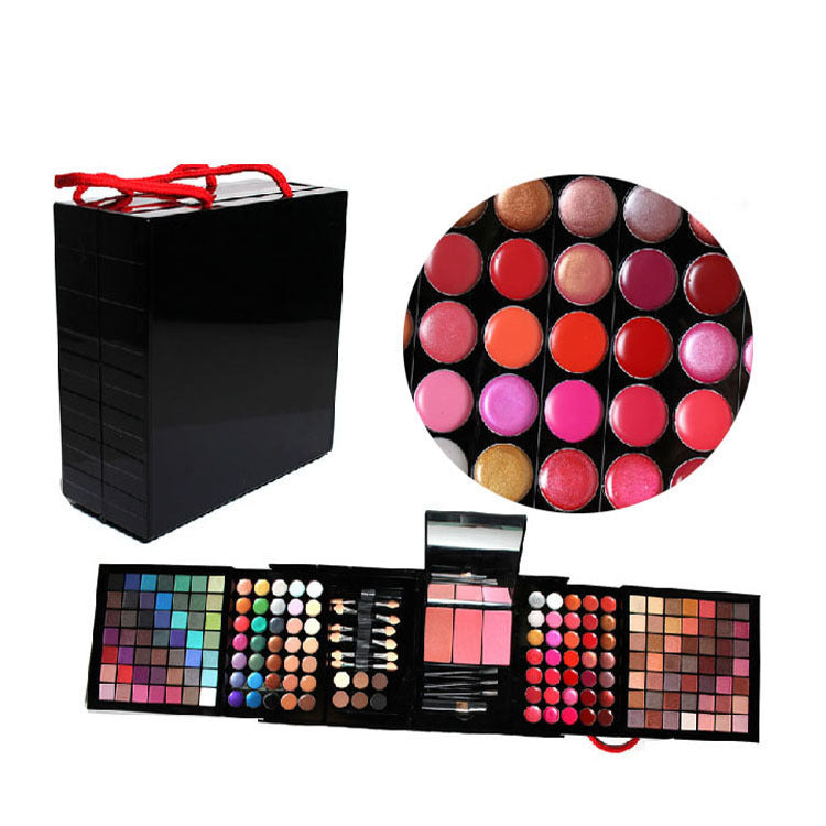 Explosion Deluxe 177 Color Eye Shadow  Bronzing Plate Combination Makeup Set White Optional