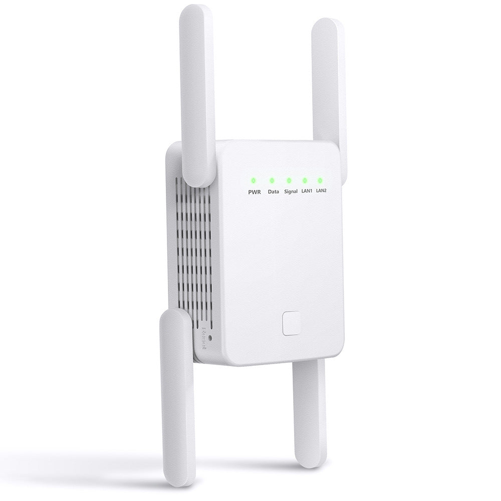 Upgraded Enhanced 1200m Dual-band WiFi Relay 5G Wireless Signal Amplification Enhancer WiFi Extender