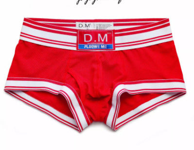 DM Men's Quick-drying Striped Boxers