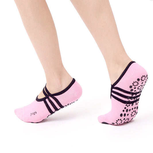 Non-slip yoga socks ballet style fitness boat socks sports socks dance socks aerobics socks cotton socks