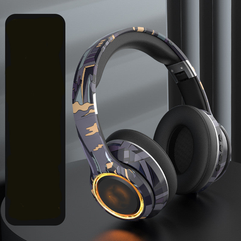 Bluetooth Headphones 5.2 Pluggable Illumination