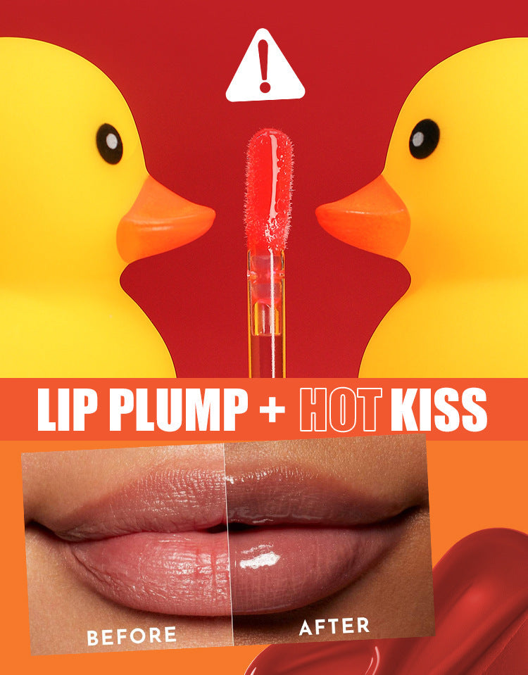 Makeup Duckbill Plump Lip Moisturizing Liquid Lipstick Lip Glaze