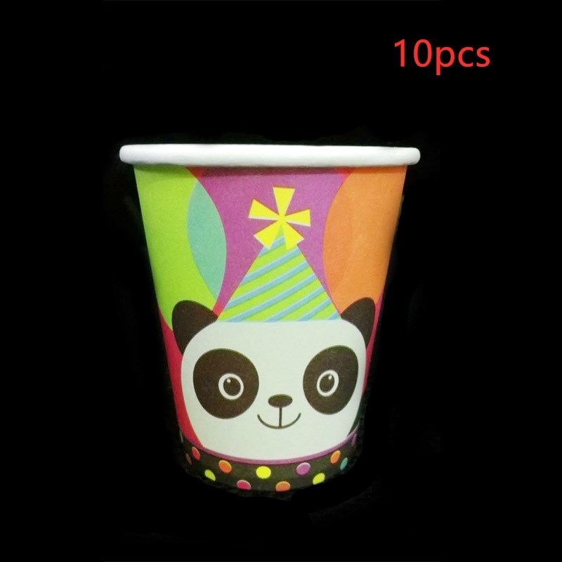 Panda children's birthday holiday party atmosphere supplies