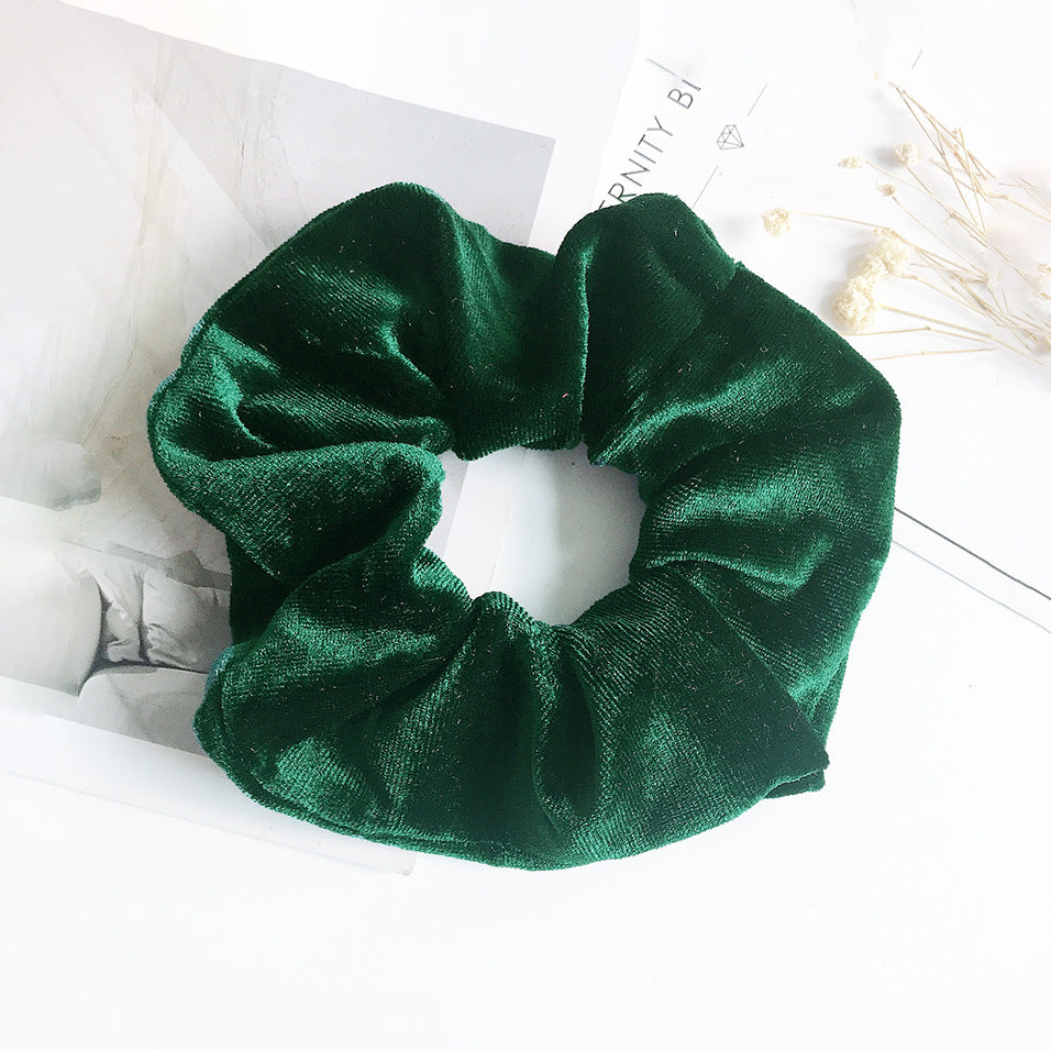 Flannel Hair Tie Hair Rope Amazon Velvet Fashion Ponytail Hair Accessories